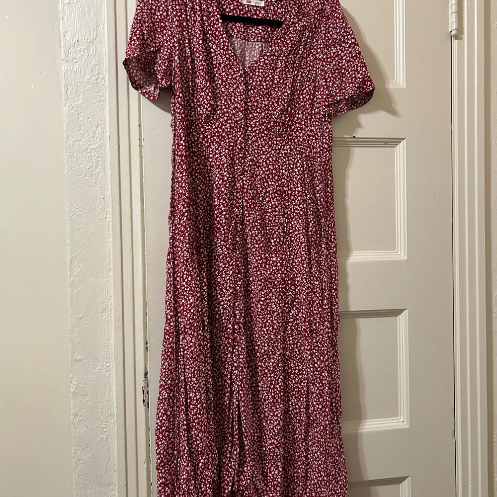 Levi’s Floral Red Dress